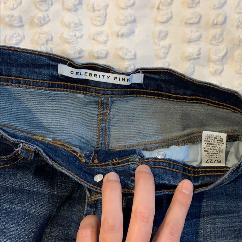 Celebrity Pink High Rise Cheeky Shorts - Picture 4 of 5